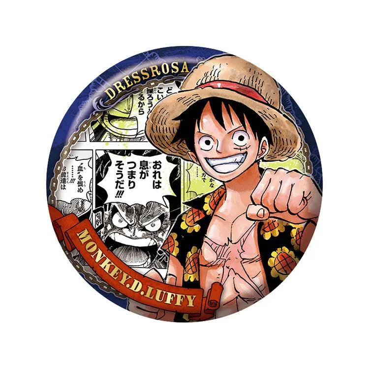 One Piece Anime Merch - Monkey D. Luffy Heros Can Badge Collection Vol.2 (1 Random Type) - Doki Doki Land