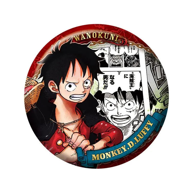 One Piece Anime Merch - Monkey D. Luffy Heros Can Badge Collection Vol.2 (1 Random Type) - Doki Doki Land