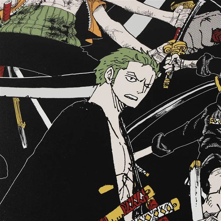 One Piece Anime Merch - Roronoa Zoro Original Art Poster - Doki Doki Land