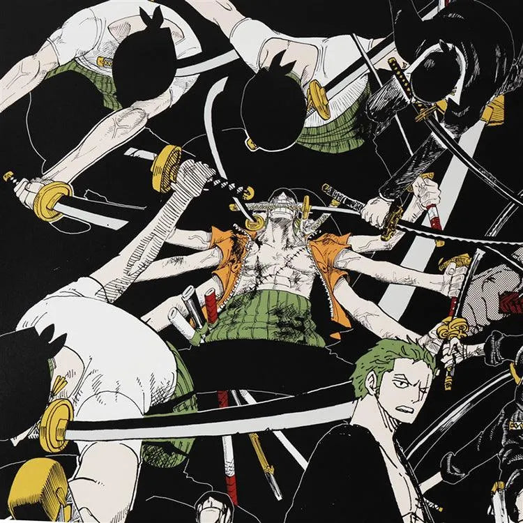 One Piece Anime Merch - Roronoa Zoro Original Art Poster - Doki Doki Land