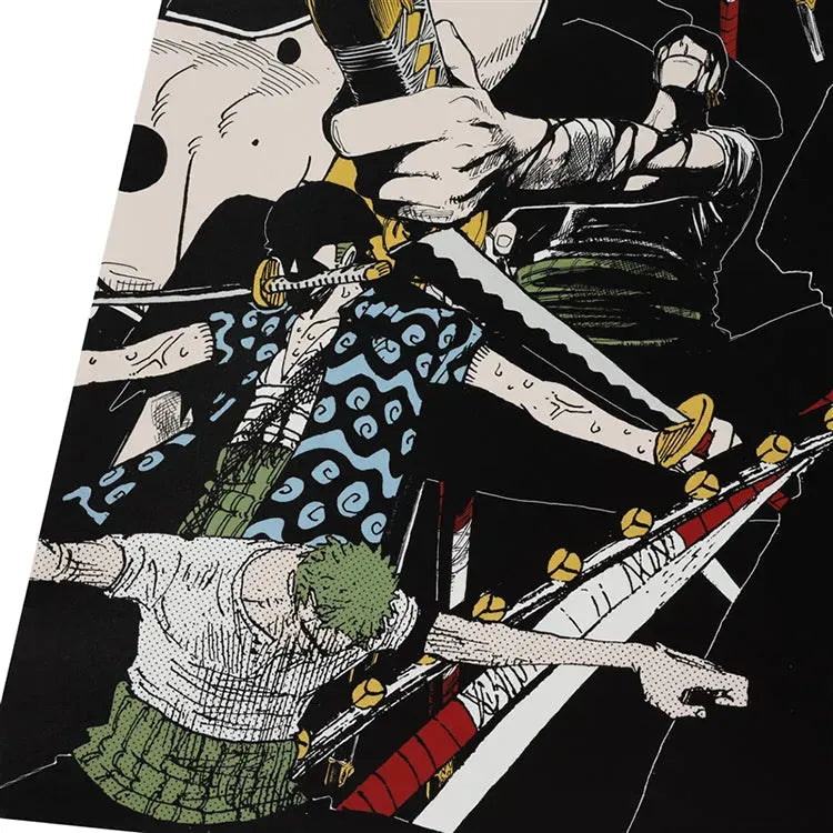 One Piece Anime Merch - Roronoa Zoro Original Art Poster - Doki Doki Land