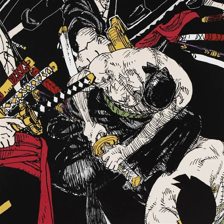 One Piece Anime Merch - Roronoa Zoro Original Art Poster - Doki Doki Land