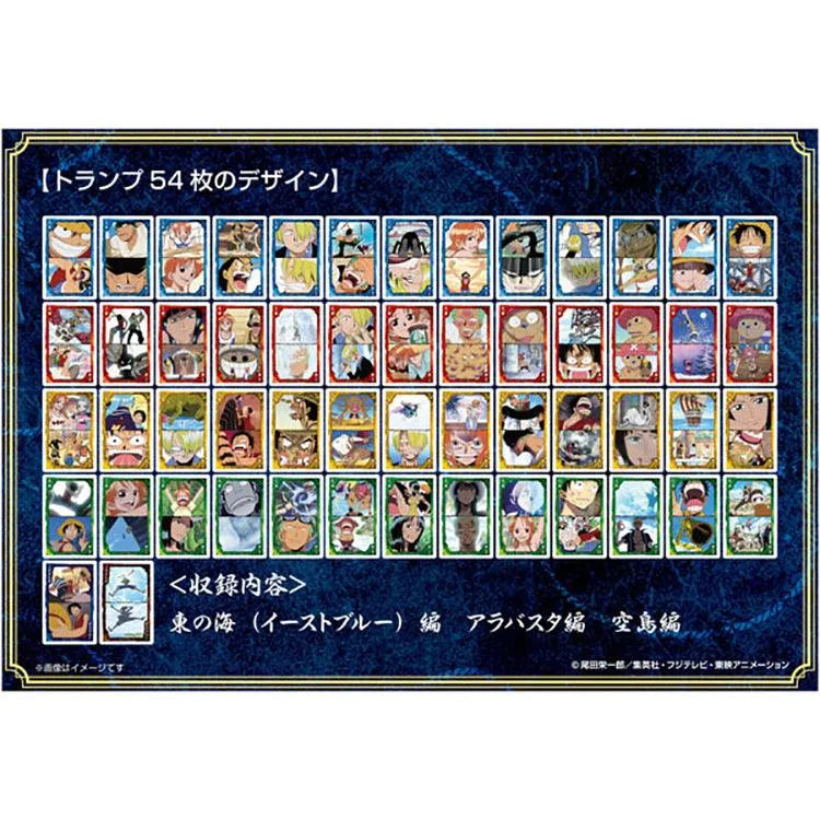 One Piece Anime Merch - Tons of Scene Playing Cards Strawhat Crew Version 1st log - Doki Doki Land