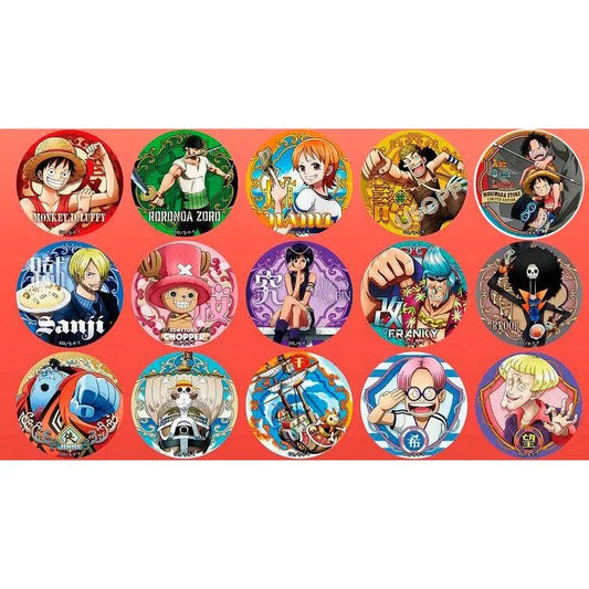 One Piece Anime Merch - Vol.26 Yakara Can Badge Collection Sea Of Survival Ver. (1 Random) - Doki Doki Land