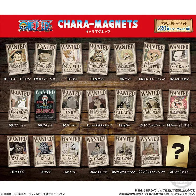 One Piece Shokugan - Character Magnets Vol.1 (1 Random) - Doki Doki Land