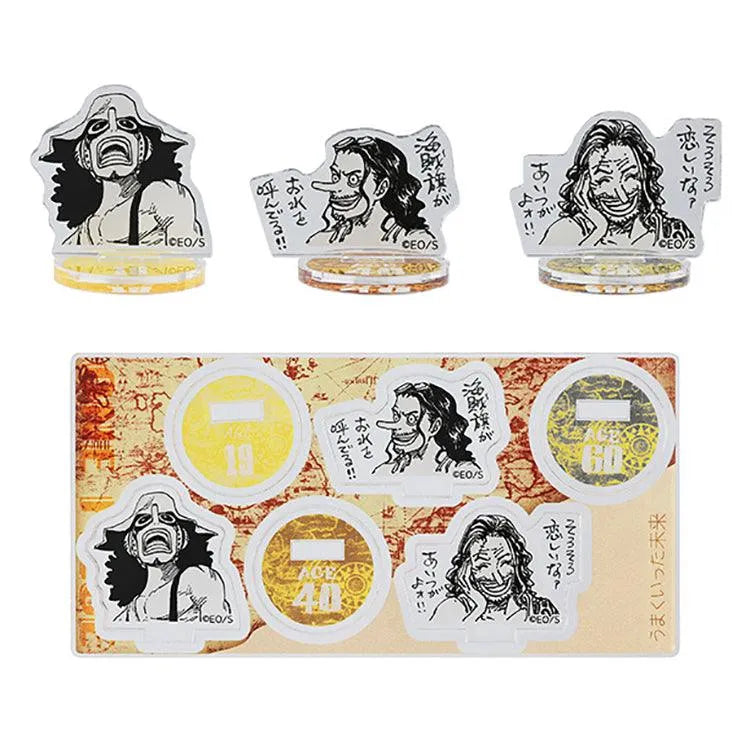 One Piece Anime Merch - A Successful Future Mini Acrylic Figure (Set Of 3) - Doki Doki Land