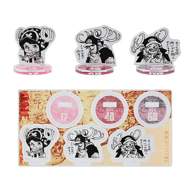 One Piece Anime Merch - A Successful Future Mini Acrylic Figure (Set Of 3) - Doki Doki Land