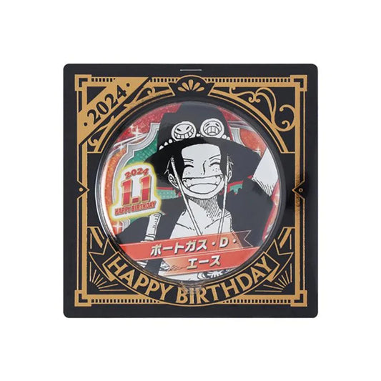 “One Piece" Anime Merch - Portgas D. Ace Birthday Pin Badge