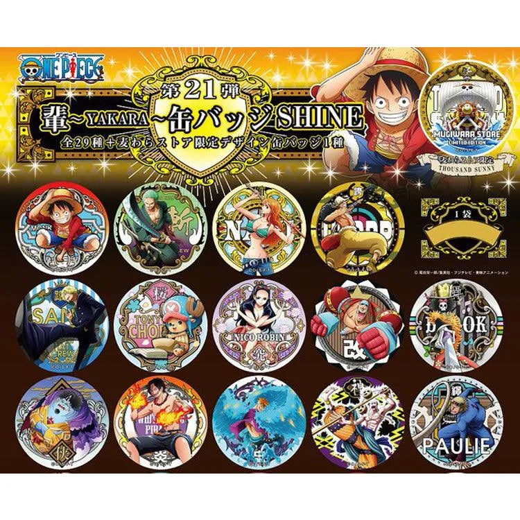 “One Piece" Anime Merch - Vol.21 Canbadge Collection (1 Random Type)