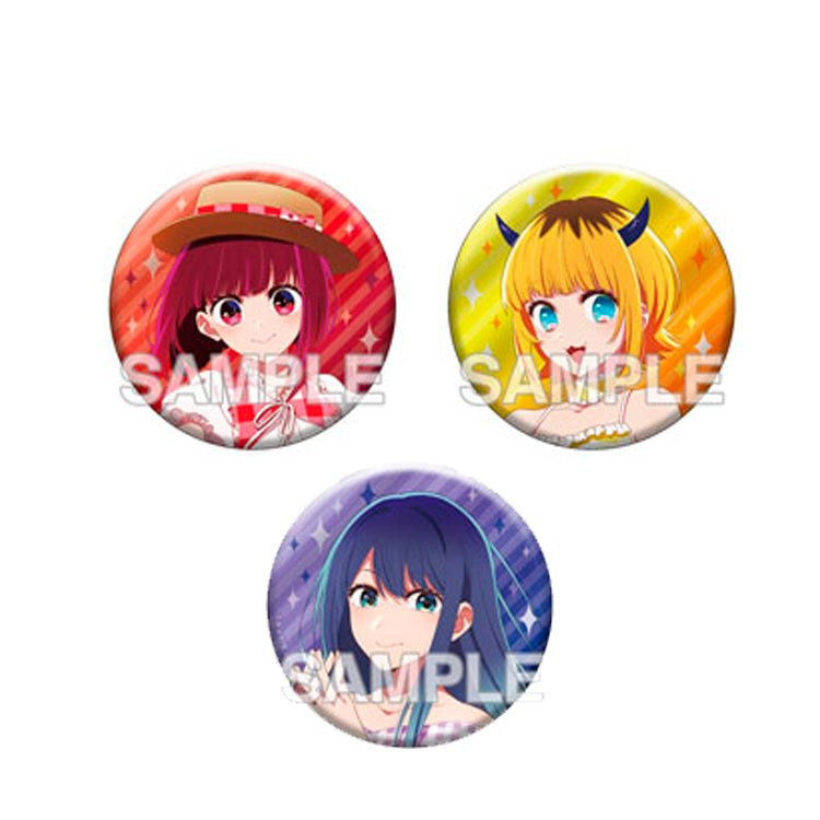 Oshi no Ko Glimmering Tin Badge Collection+7 Summer ver. B