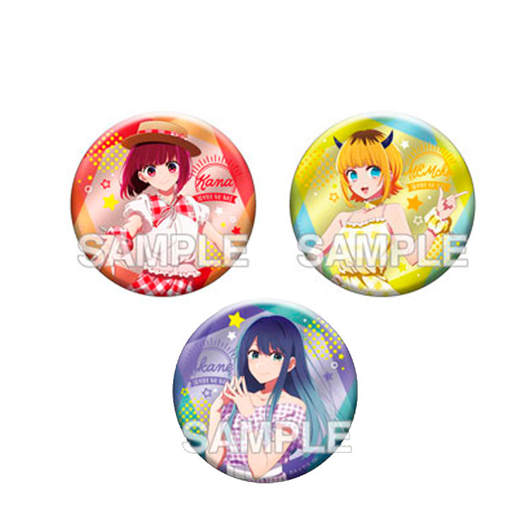 Oshi no Ko Glimmering Tin Badge Collection+7 Summer ver. B