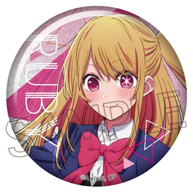 Oshi no Ko Anime Merch - Sparkle Can Badge - Doki Doki Land