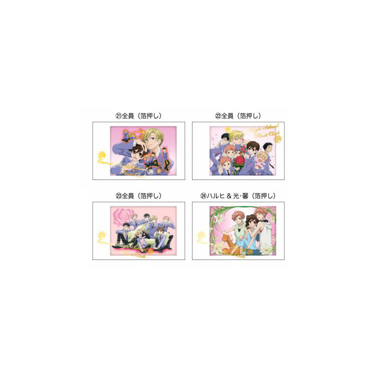 Ouran High School Host Club Charapotre portrait cards collection – 2 per pack, featuring all host club members