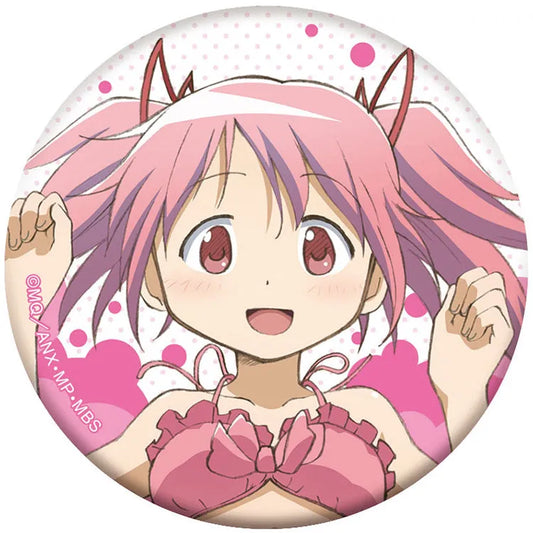 Puella Magi Madoka Magica Anime Merch - Holo Chara Badge Collection Swimsuit Ver. (1 Random)