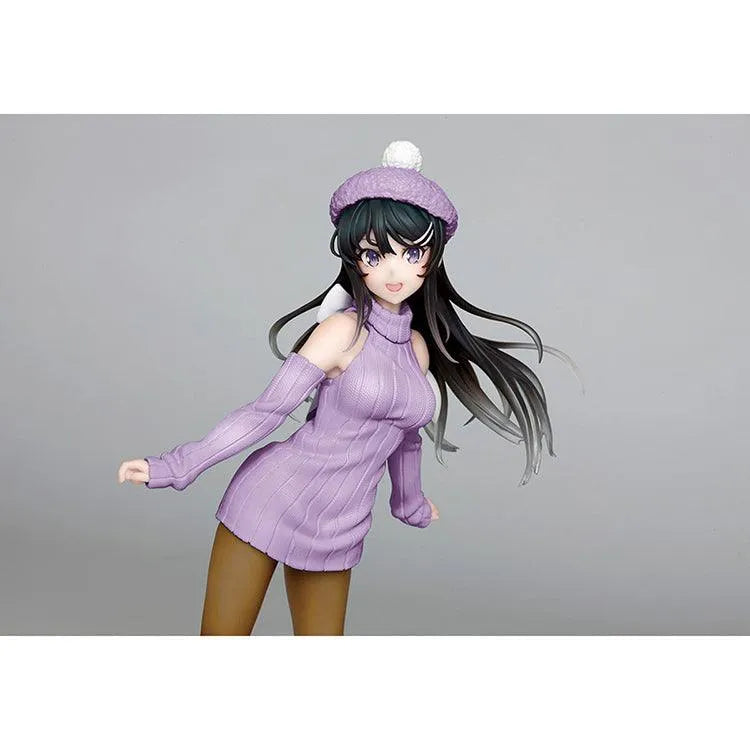 Rascal Does Not Dream of Bunny Girl Senpai Coreful Figure - Mai Sakurajima Knit One-Piece Ver. Renewal Edition - Doki Doki Land