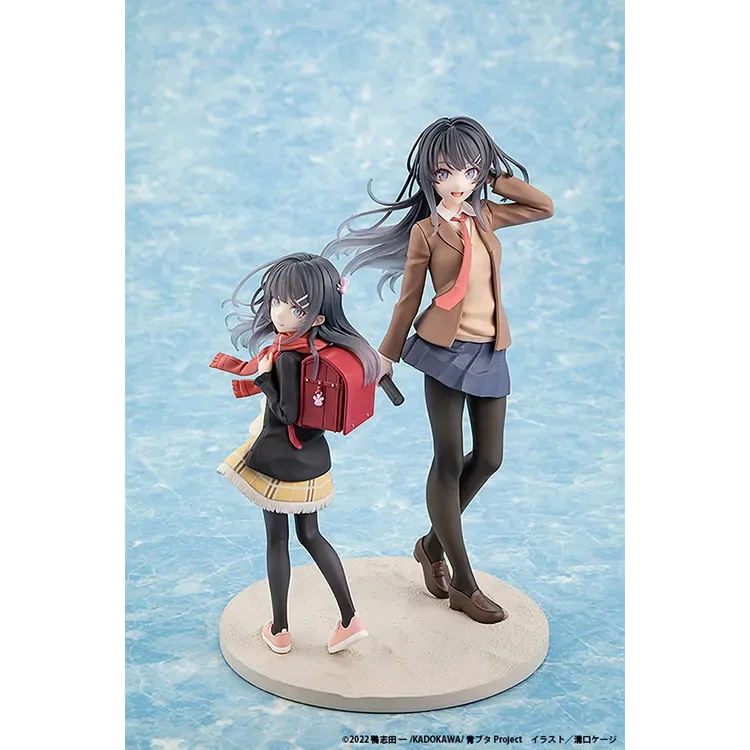 (Pre-Order END) Rascal Does Not Dream of a Knapsack Kid Scale Figure - Mai Sakurajima High School Graduation Ver. & Knapsack Kid 1/8 - Doki Doki Land