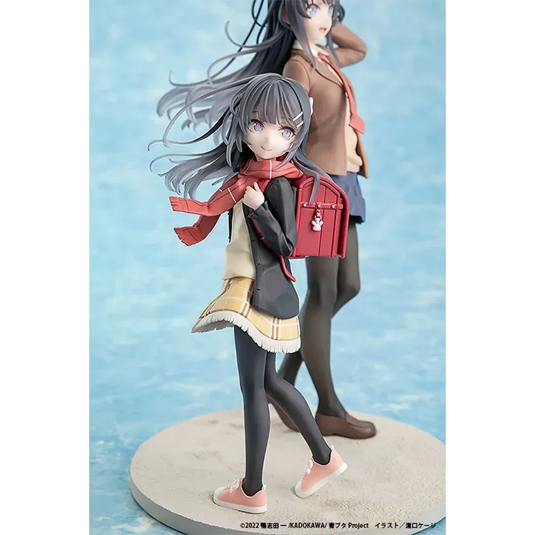 (Pre-Order END) Rascal Does Not Dream of a Knapsack Kid Scale Figure - Mai Sakurajima High School Graduation Ver. & Knapsack Kid 1/8 - Doki Doki Land