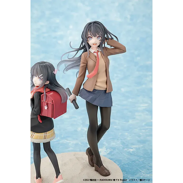 (Pre-Order END) Rascal Does Not Dream of a Knapsack Kid Scale Figure - Mai Sakurajima High School Graduation Ver. & Knapsack Kid 1/8 - Doki Doki Land