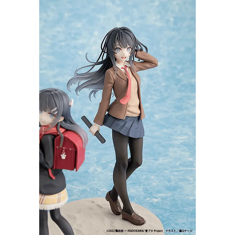(Pre-Order END) Rascal Does Not Dream of a Knapsack Kid Scale Figure - Mai Sakurajima High School Graduation Ver. & Knapsack Kid 1/8 - Doki Doki Land
