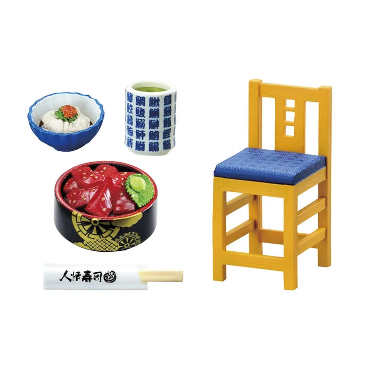 Re-Ment Petit Sample - Hey Omachi! Shita-machi no Ninjou Sushi Restaurant
