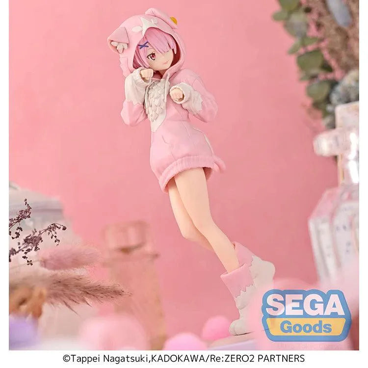 Re:Zero Starting Life in Another World Luminasta Figure - Ram Mofumofu Pack Ver. - Doki Doki Land