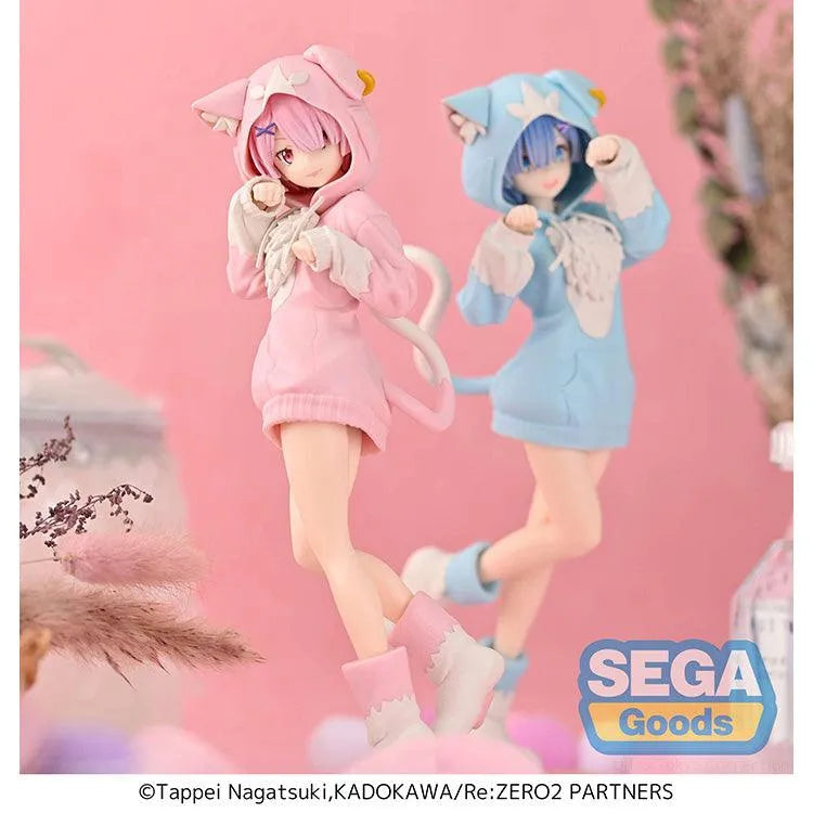 Re:Zero Starting Life in Another World Luminasta Figure - Ram Mofumofu Pack Ver. - Doki Doki Land