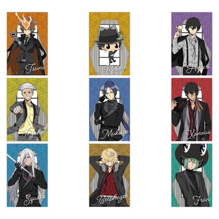 Reborn! Anime Merch - New Illustration Acrylic Block Collection Black Suit ver.(1 Random) - Doki Doki Land
