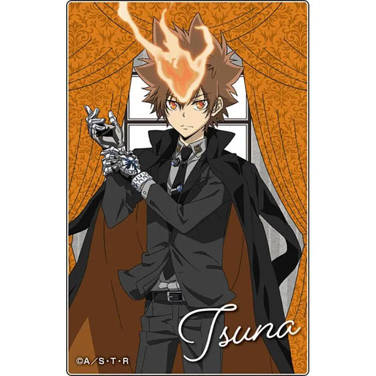 Reborn! Anime Merch - New Illustration Acrylic Block Collection Black Suit ver.(1 Random) - Doki Doki Land