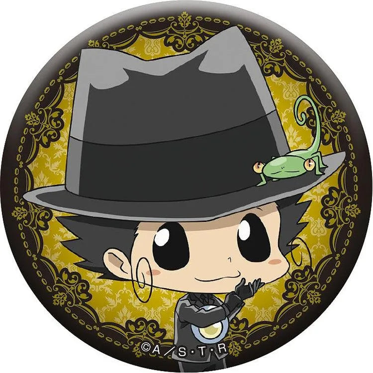 Reborn! Anime Merch - New Illustration Tin Badge Collection Black Suit ver.(1 Random) - Doki Doki Land