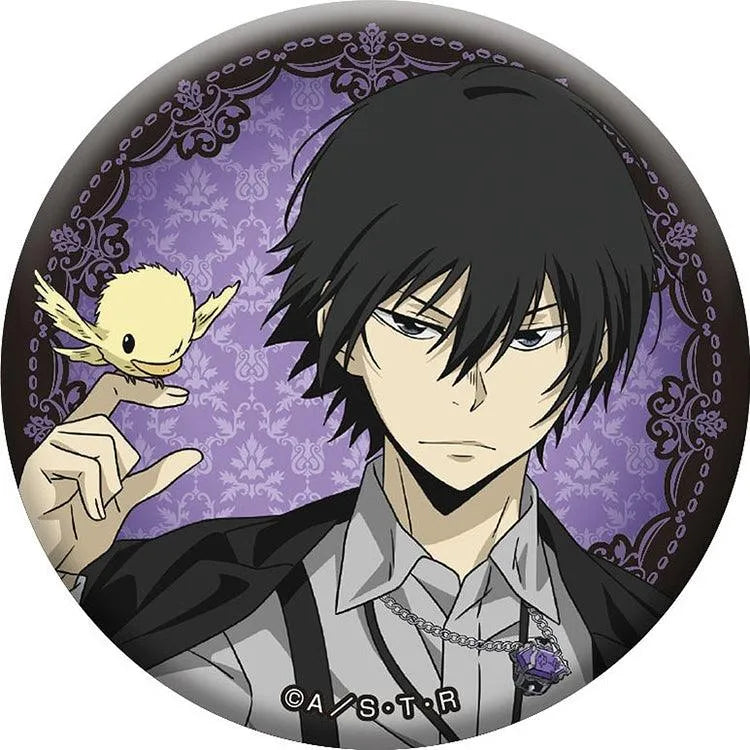 Reborn! Anime Merch - New Illustration Tin Badge Collection Black Suit ver.(1 Random) - Doki Doki Land