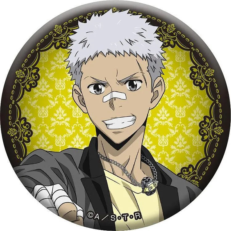 Reborn! Anime Merch - New Illustration Tin Badge Collection Black Suit ver.(1 Random) - Doki Doki Land