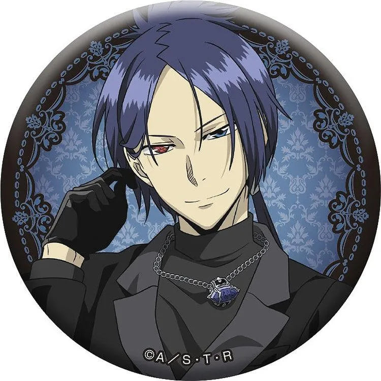 Reborn! Anime Merch - New Illustration Tin Badge Collection Black Suit ver.(1 Random) - Doki Doki Land