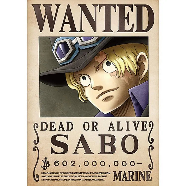 “One Piece" Anime Merch - Marine Issued Official Wanted Poster - Doki Doki Land
