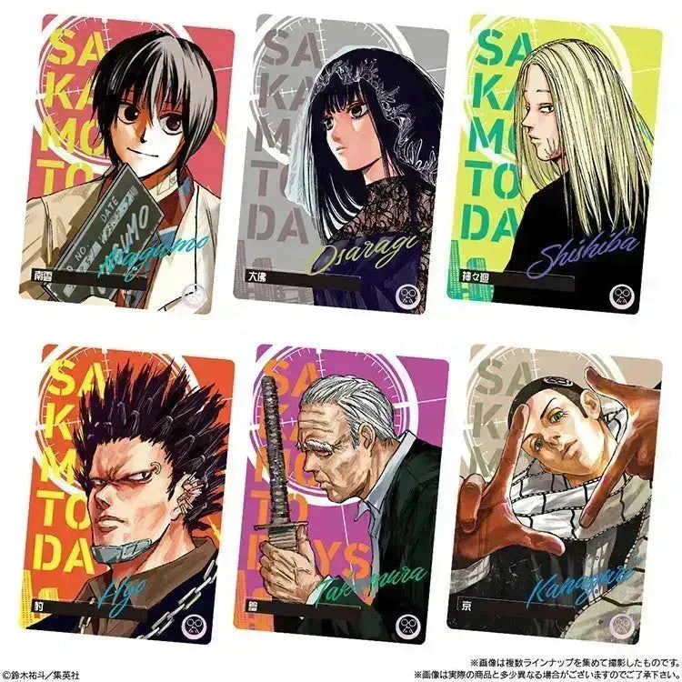 Sakamoto Days Shokugan Waffer with Collectable Card