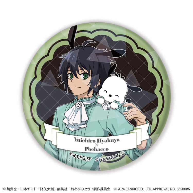 Seraph of the End x Sanrio Hologram Can Badge Badge