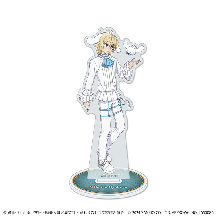 Seraph of the End x Sanrio Mikaela Hyakuya x Cinnamon Roll Acrylic Stand