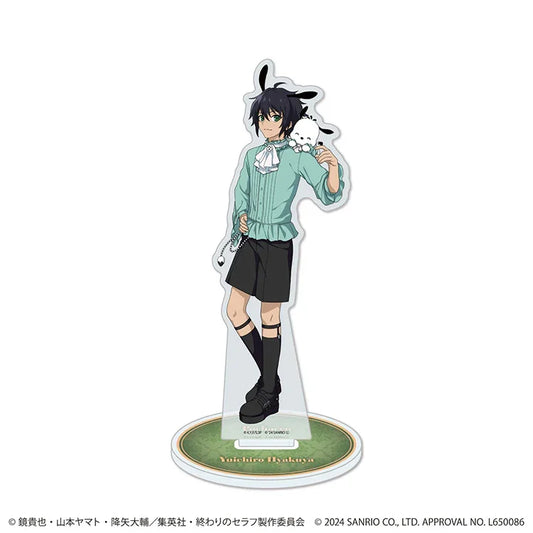 Seraph of the End x Sanrio Anime Merch - Yuichiro Hyakuya x Pochacco Acrylic Stand
