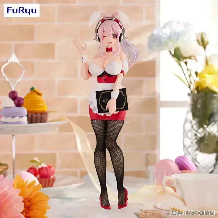 Super Sonico BiCute Bunnies Figure - Super Sonico Waitress Ver. - Doki Doki Land