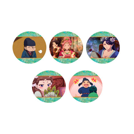 The Apothecary Diaries Anime Merch - Laughable Scenes Shiny Chara Badge Collection A