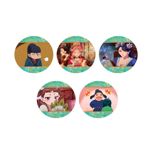 The Apothecary Diaries Anime Merch - Laughable Scenes Shiny Chara Badge Collection A