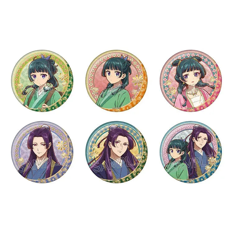 The Apothecary Diaries Anime Merch - Vintage Style Can Badge (1 Random) - Doki Doki Land