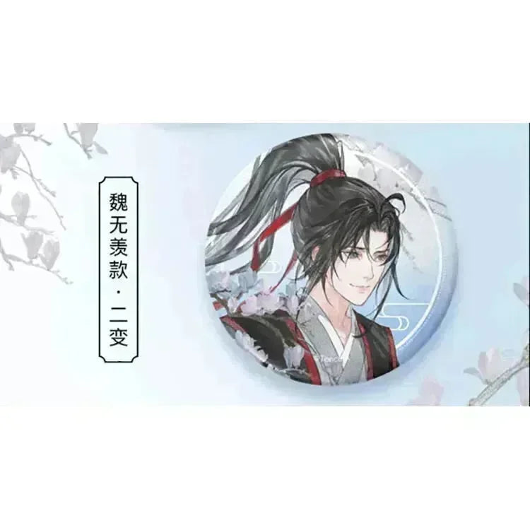 The Master of Diabolism Anime Merch - Wei Wuxian Tian Zi Xiao Ver. Changing Tin Badge - Doki Doki Land