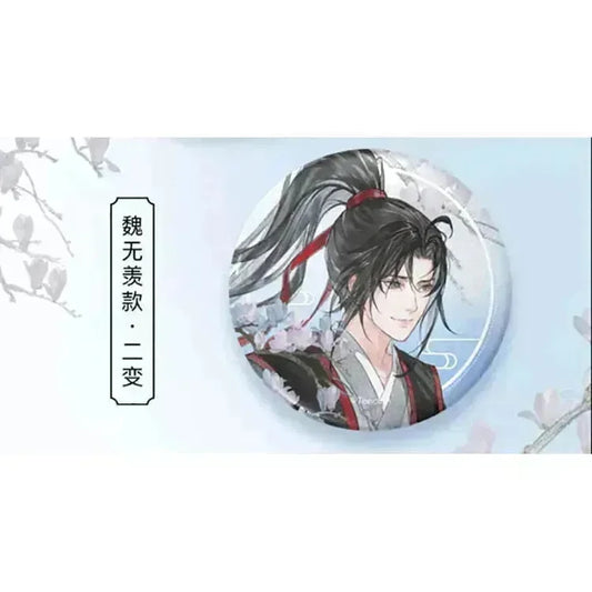 The Master of Diabolism Anime Merch - Wei Wuxian Tian Zi Xiao Ver. Changing Tin Badge - Doki Doki Land