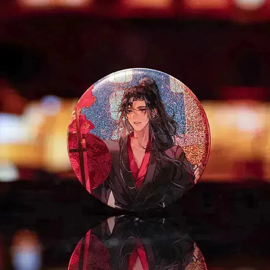 The Master of Diabolism Wei Wuxian Yin Fu Chun He Ver. New Spring Series Tin Badge