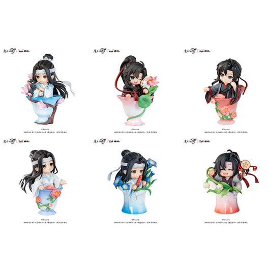 Mo Dao Zu Shi Ci Yun Hua Yu Blind Box Figures - Wei Wuxian and Lan Wangji Flower Series