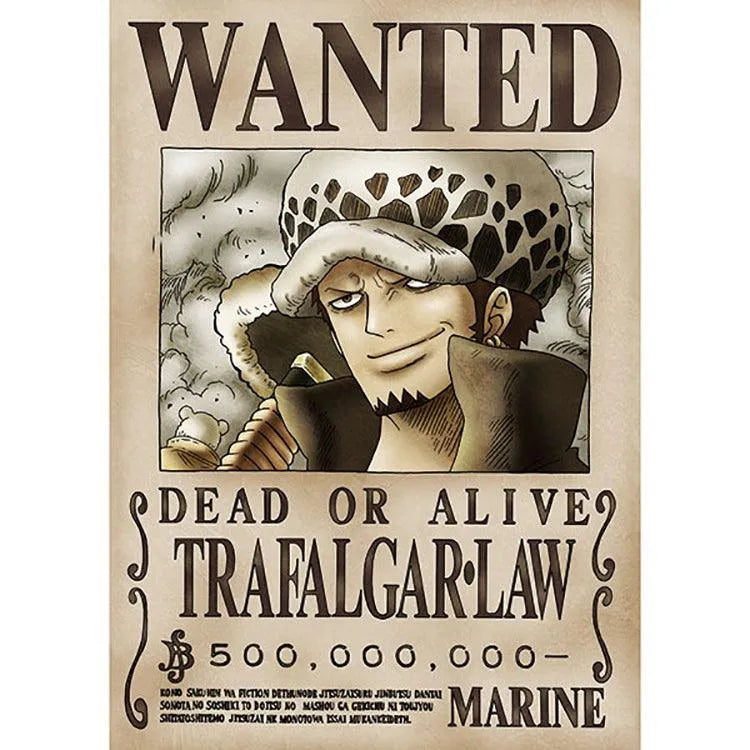 “One Piece" Anime Merch - Marine Issued Official Wanted Poster - Doki Doki Land