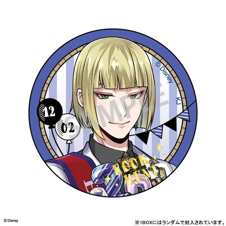 Twisted Wonderland Anime Merch - Trading Tin Badge Birthday Boy Ver. Vol.2 (1 Random) - Doki Doki Land