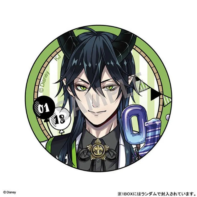 Twisted Wonderland Anime Merch - Trading Tin Badge Birthday Boy Ver. Vol.2 (1 Random) - Doki Doki Land