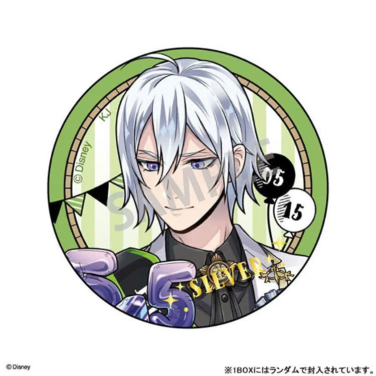 Twisted Wonderland Anime Merch - Trading Tin Badge Birthday Boy Ver. Vol.2 (1 Random) - Doki Doki Land