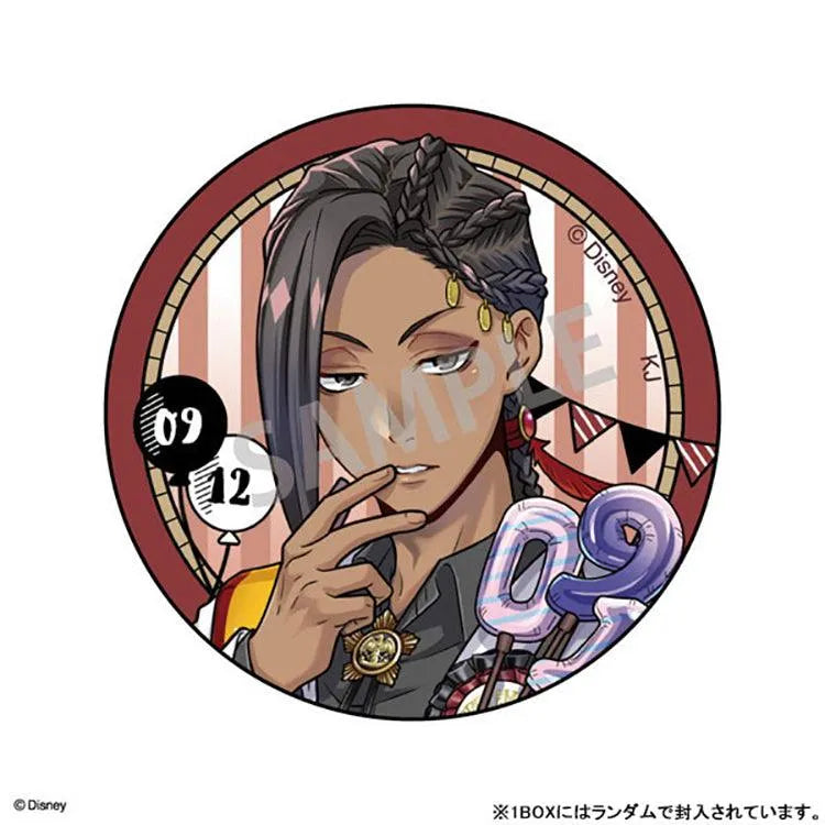 Twisted Wonderland Anime Merch - Trading Tin Badge Birthday Boy Ver. Vol.2 (1 Random) - Doki Doki Land